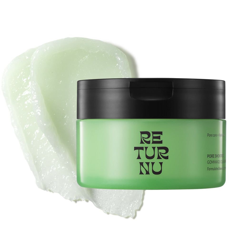 Returnu Pore Shooter Gommage Cleansing Balm - Korean skincare deep pore cleansing balm