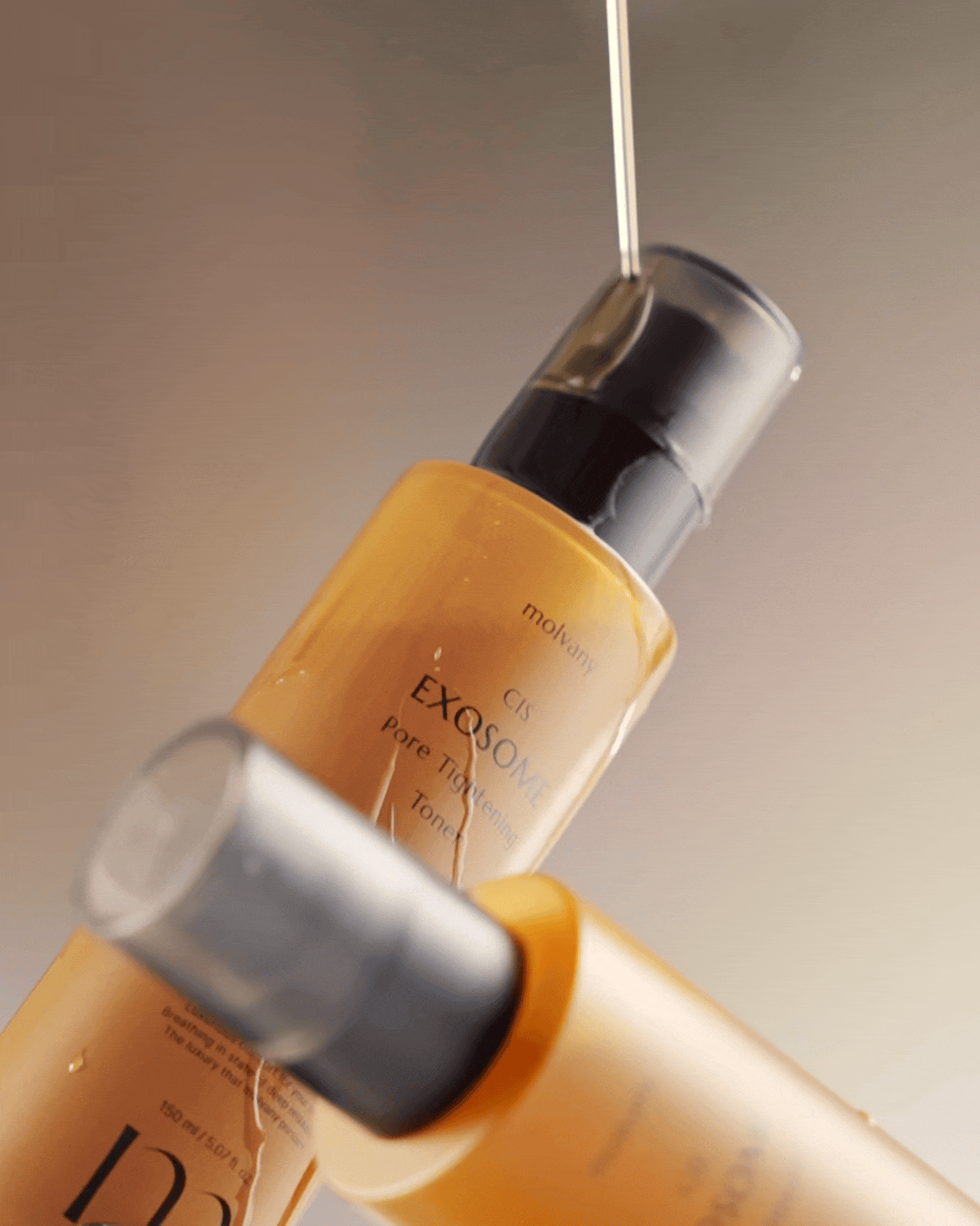 Molvany Yulpi Exosome Pore Tightening Toner application and results