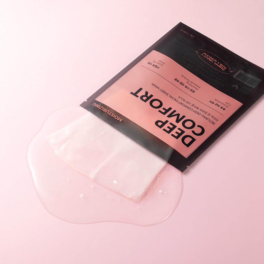 Returnu Vitatone Facial Sheet Mask box packaging and contents