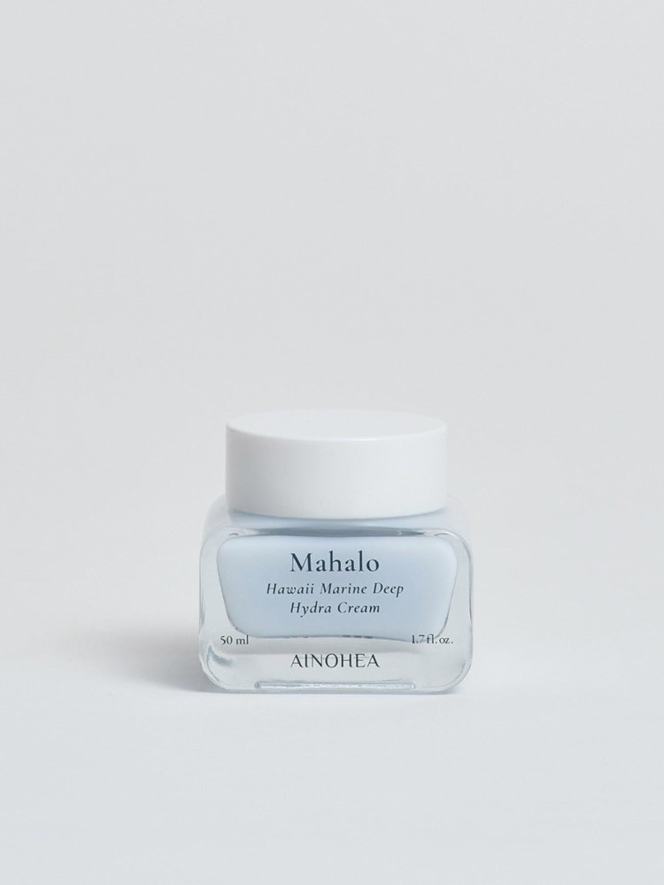 Ainohea Mahalo Hawaii Marine Deep Hydra Cream - Korean skincare ocean-derived hydrating moisturizer