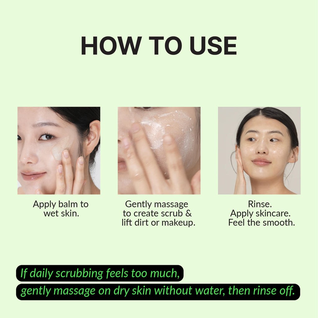 Returnu Pore Shooter Gommage Cleansing Balm ingredients and benefits