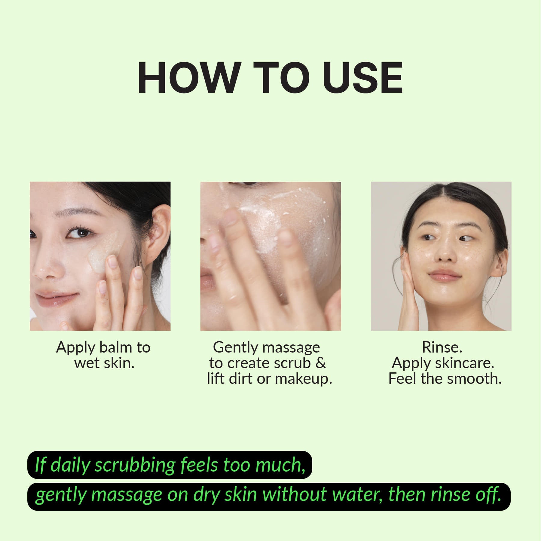 Returnu Pore Shooter Gommage Cleansing Balm ingredients and benefits
