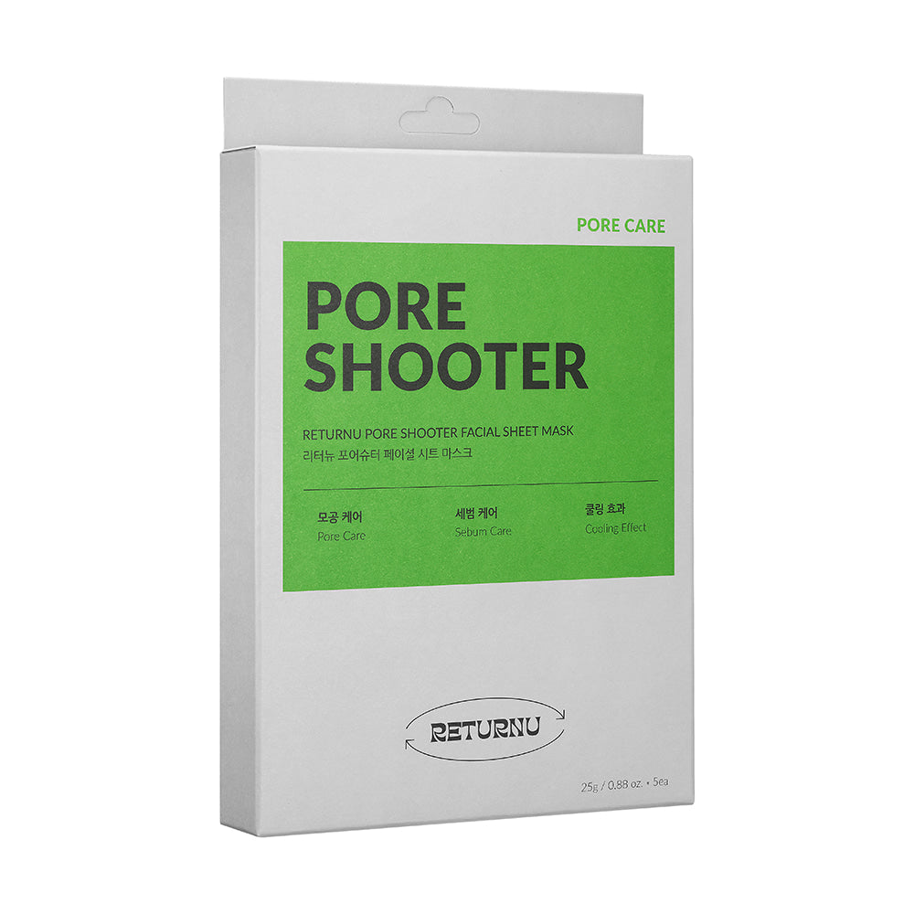 Returnu Pore Shooter Facial Mask pore-refining essence detail