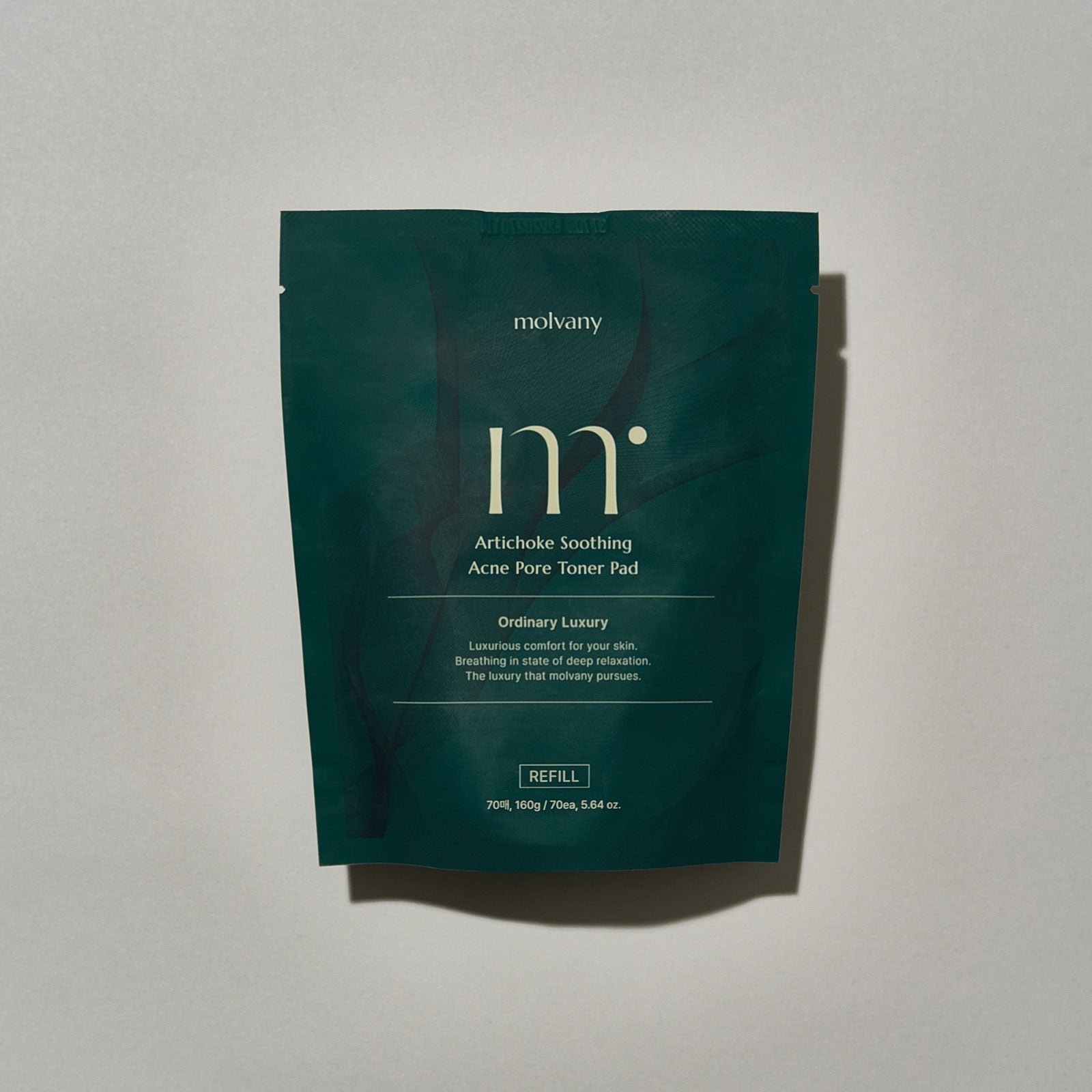 Molvany Artichoke Soothing Acne Pore Toner Pad Refill - Korean skincare toner pad refill pack