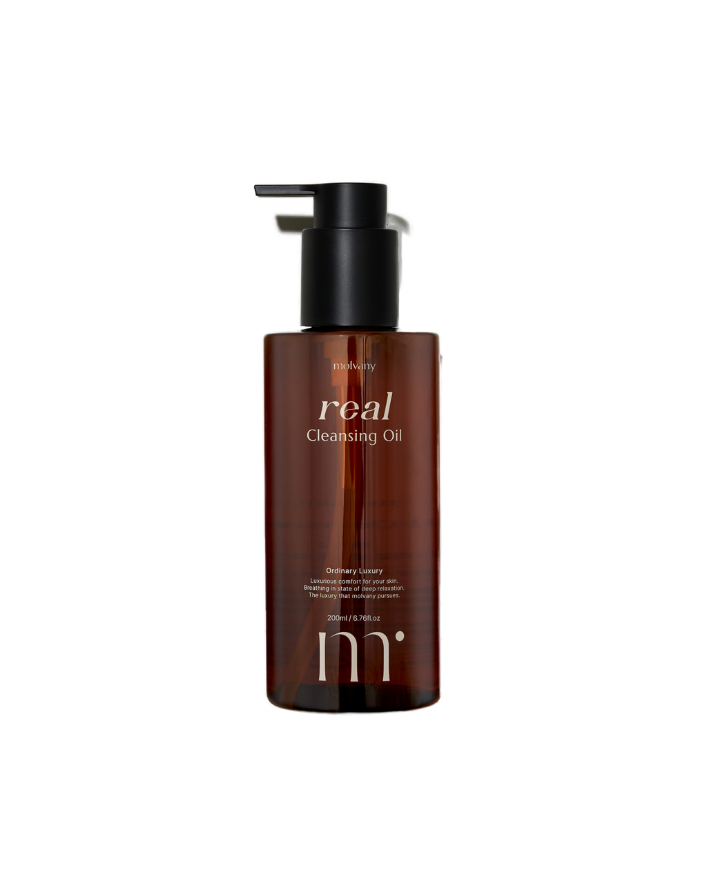 Molvany Real Cleansing Oil for gentle makeup removal - Korean double cleanse