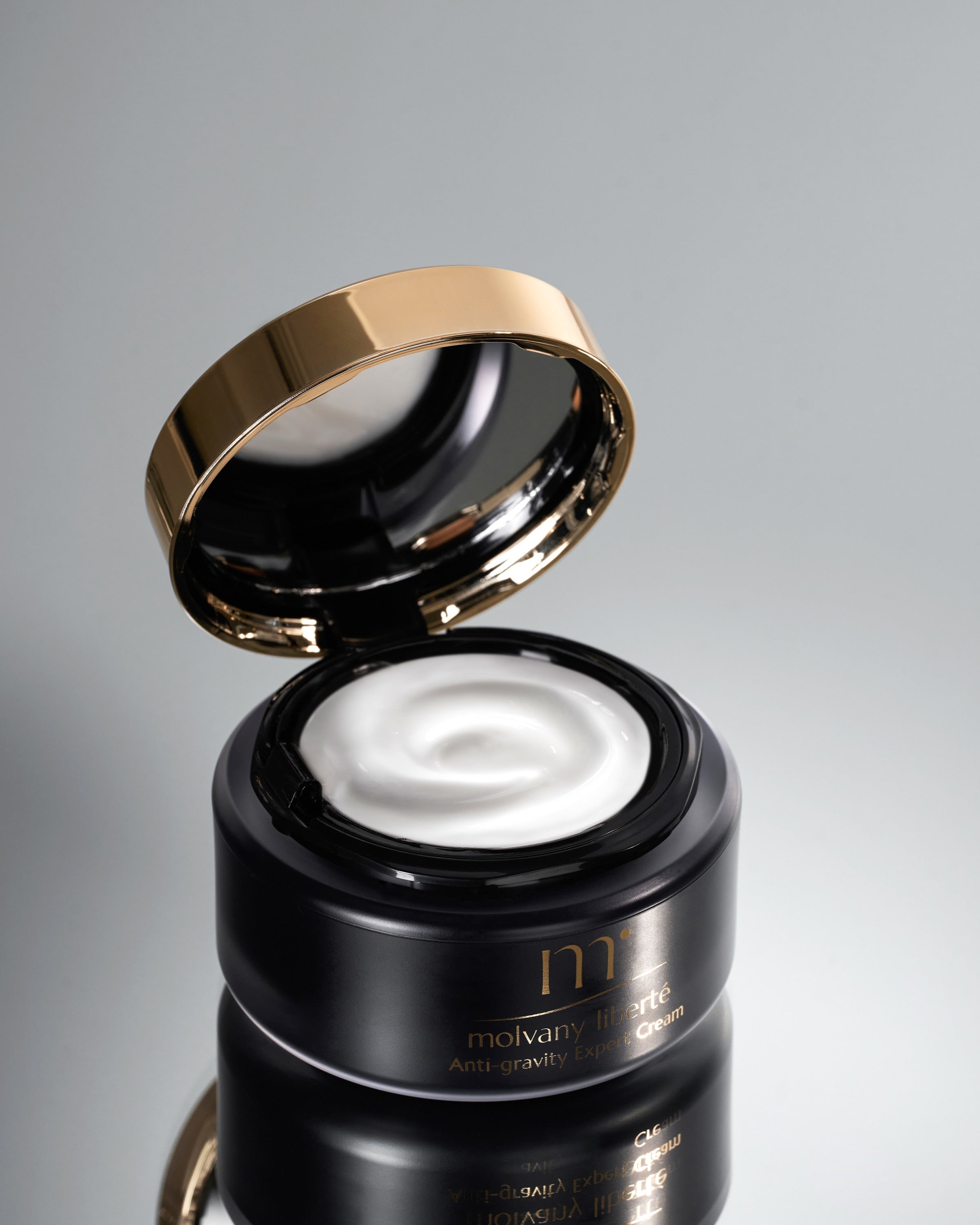 Molvany Liberté Firming Cream side view showing product design